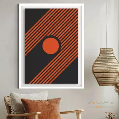 تابلو مینیمال قاب‌دار جدید - چشم انداز های انتزاعی – تابلو مینیمال آرت - اسپو دکور