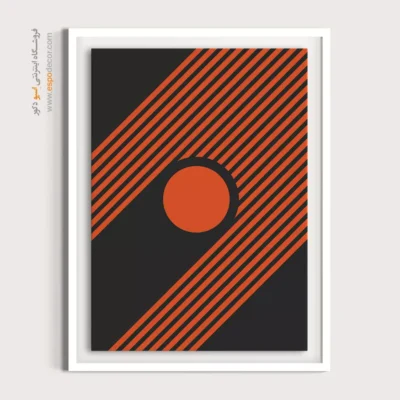 تابلو مینیمال قابدار جدید - چشم انداز های انتزاعی – تابلو مینیمال آرت - اسپو دکور