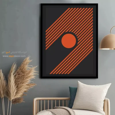 تابلو مینیمال قاب‌دار جدید - چشم انداز های انتزاعی – تابلو مینیمال آرت - اسپو دکور