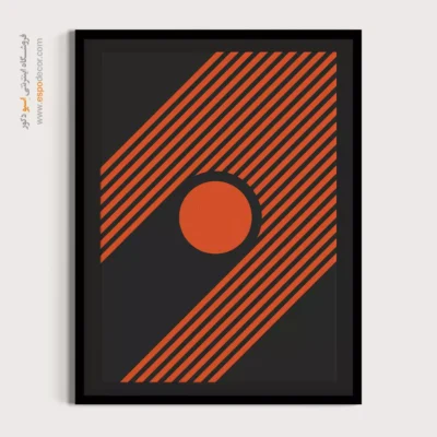 تابلو مینیمال قاب‌دار جدید - چشم انداز های انتزاعی – تابلو مینیمال آرت - اسپو دکور