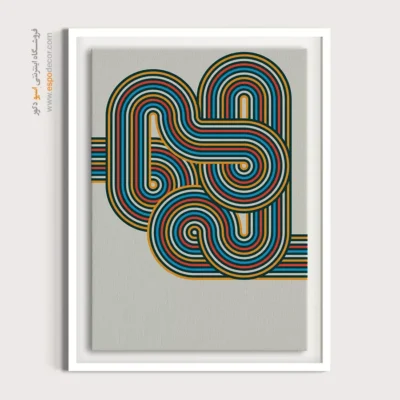 تابلو دیواری مینیمال برای دفتر کار خاص - زمزمه هارمونی – تابلو مینیمال آرت - اسپو دکور