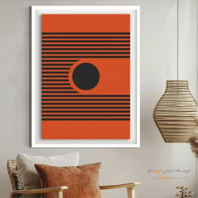 سفارش تابلو مینیمال برای دکور - طرح‌بندی چرخشی – تابلو مینیمال آرت - اسپو دکور