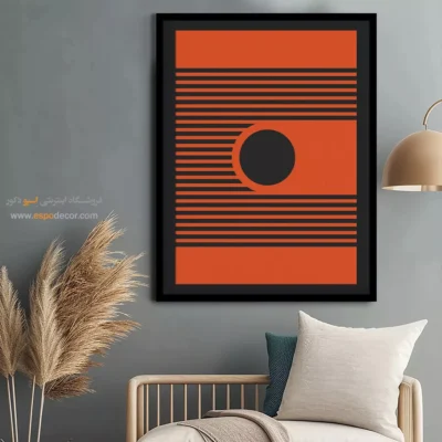 سفارش تابلو مینیمال برای دکور - طرح‌بندی چرخشی – تابلو مینیمال آرت - اسپو دکور