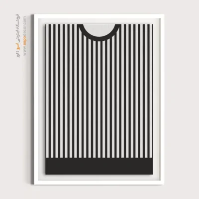 تابلو مینیمال چاپی - هارمونی هشت ضلعی – تابلو مینیمال آرت - اسپو دکور