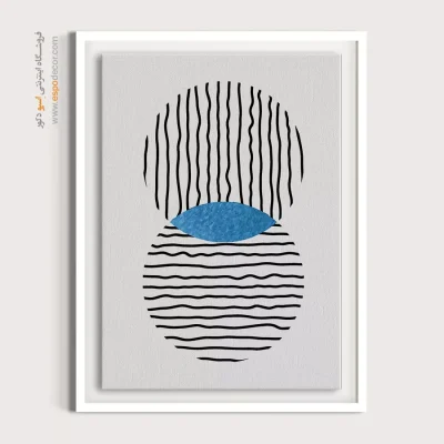 تابلو مینیمال 2025 - انتزاع تحت فشار – تابلو مینیمال آرت - اسپو دکور