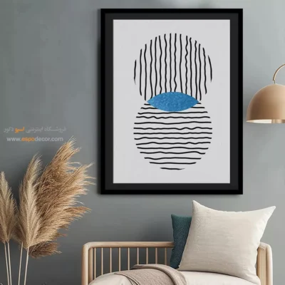 تابلو مینیمال 2025 - انتزاع تحت فشار – تابلو مینیمال آرت - اسپو دکور