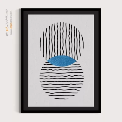 تابلو مینیمال 2025 - انتزاع تحت فشار – تابلو مینیمال آرت - اسپو دکور