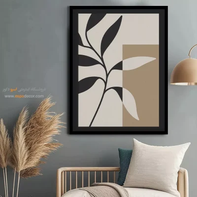 تابلو مینیمال - الگوهای فرورفته – تابلو مینیمال آرت - اسپو دکور