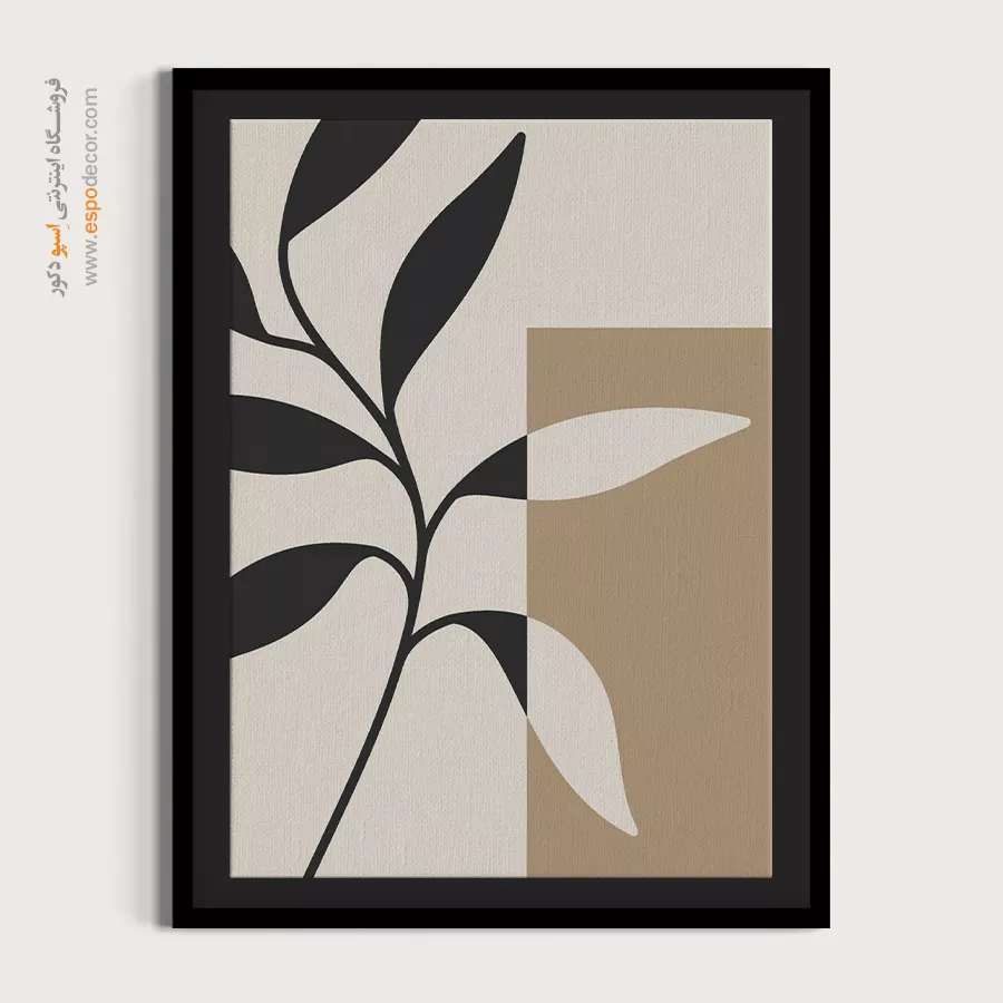 تابلو مینیمال - الگوهای فرورفته – تابلو مینیمال آرت - اسپو دکور