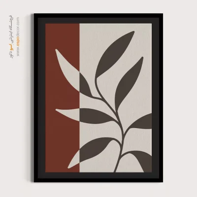 تابلو مینیمال برای اتاق نشیمن با طراحی نو - آرامش متوازن – تابلو مینیمال آرت - اسپو دکور