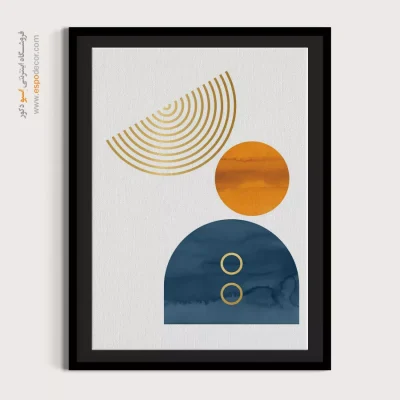 تابلو مینیمال دیواری با طراحی نو - موتیف موج – تابلو مینیمال آرت - اسپو دکور