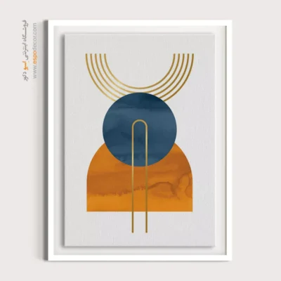 تابلو مینیمال سیاه سفید هنری با قاب - زیبا – تابلو مینیمال آرت - اسپو دکور