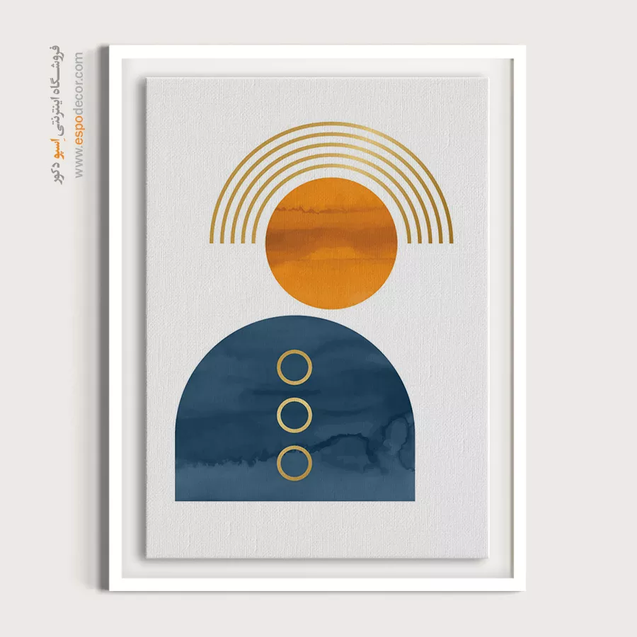 فروش تابلو هنری مینیمال - بازتاب های متعادل – تابلو مینیمال آرت - اسپو دکور