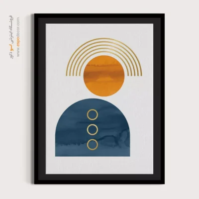 فروش تابلو هنری مینیمال - بازتاب های متعادل – تابلو مینیمال آرت - اسپو دکور