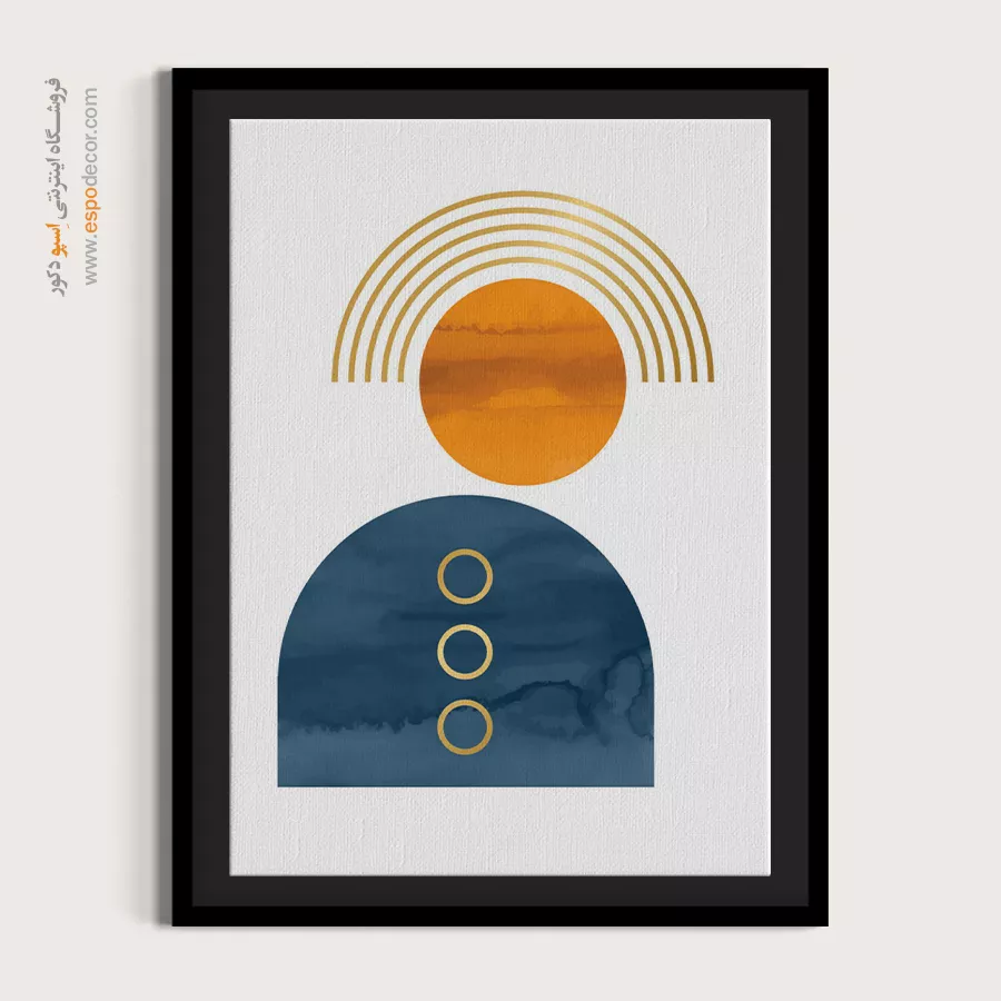 فروش تابلو هنری مینیمال - بازتاب های متعادل – تابلو مینیمال آرت - اسپو دکور