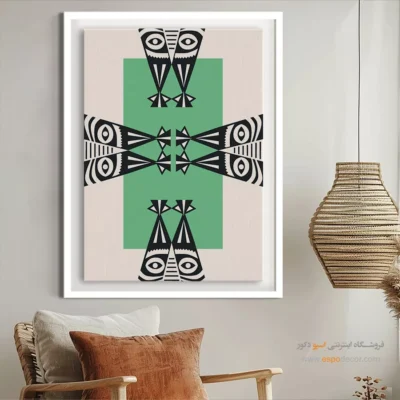 تابلو مینیمال برای اتاق نشیمن برای دکور - مناظر عرفانی – تابلو مینیمال آرت - اسپو دکور