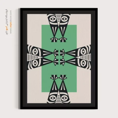 تابلو مینیمال برای اتاق نشیمن برای دکور - مناظر عرفانی – تابلو مینیمال آرت - اسپو دکور