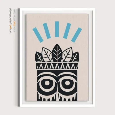 تابلو مینیمال بزرگ 2025 - پژواک بی صدا – تابلو مینیمال آرت - اسپو دکور