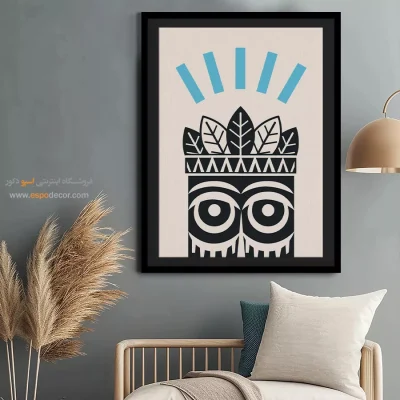 تابلو مینیمال بزرگ 2025 - پژواک بی صدا – تابلو مینیمال آرت - اسپو دکور