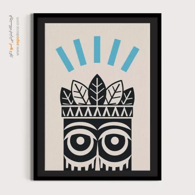 تابلو مینیمال بزرگ 2025 - پژواک بی صدا – تابلو مینیمال آرت - اسپو دکور