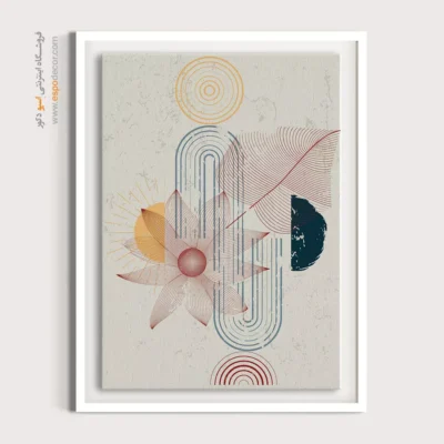 تابلو مینیمال خطی جدید - تعادل سمفونیک – تابلو مینیمال آرت - اسپو دکور