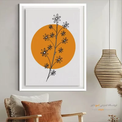 تابلو مینیمال کوچک با طراحی نو - غروب های تابناک – تابلو مینیمال آرت - اسپو دکور