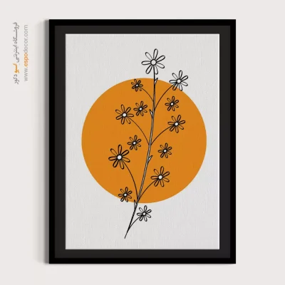 تابلو مینیمال کوچک با طراحی نو - غروب های تابناک – تابلو مینیمال آرت - اسپو دکور