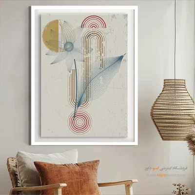 تابلو مینیمال ارزان خاص - پیکربندی اصولی – تابلو مینیمال آرت - اسپو دکور