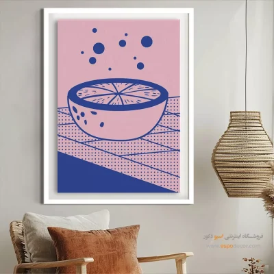 تابلو مینیمال مدرن با طراحی نو - آرامش در حال تکامل – تابلو مینیمال آرت - اسپو دکور