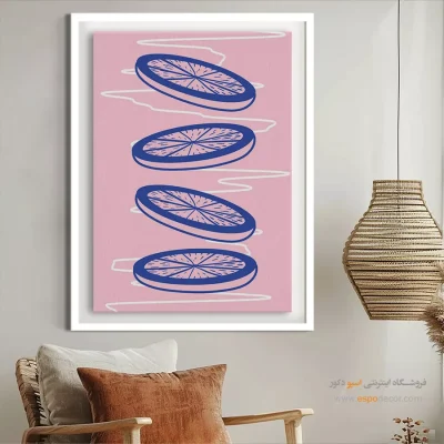 تابلو مینیمال در دکوراسیون مدرن برای دکور - نظم آرام – تابلو مینیمال آرت - اسپو دکور