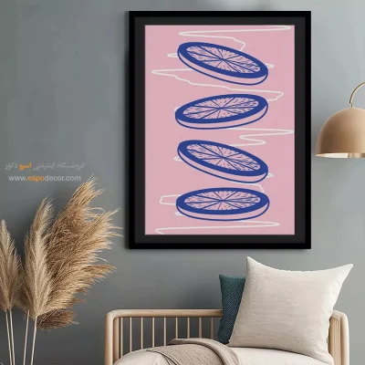 تابلو مینیمال در دکوراسیون مدرن برای دکور - نظم آرام – تابلو مینیمال آرت - اسپو دکور