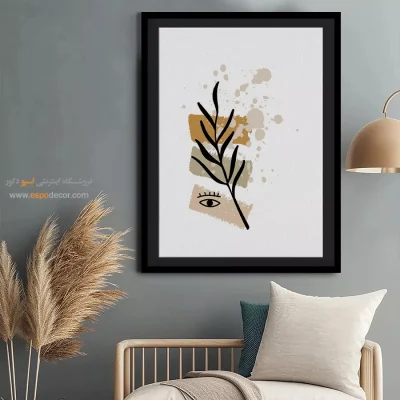 تابلو مینیمال مدرن - خطوط هنری – تابلو مینیمال آرت - اسپو دکور