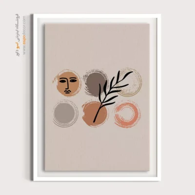 خرید تابلو بوم مینیمال - خطوط عمیق – تابلو مینیمال آرت - اسپو دکور