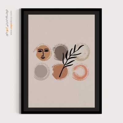 خرید تابلو بوم مینیمال - خطوط عمیق – تابلو مینیمال آرت - اسپو دکور