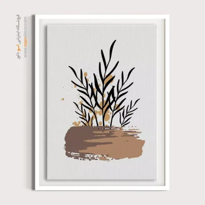 تابلو مینیمالیستی خاص - پژواک آرام – تابلو مینیمال آرت - اسپو دکور