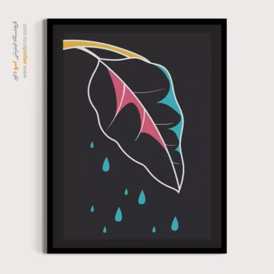 تابلو بوم مینیمال جدید - ترکیب آرام – تابلو مینیمال آرت - اسپو دکور