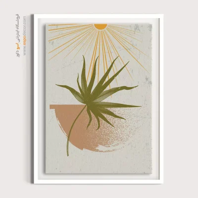 چیدمان تابلو مینیمال با طراحی نو - آرامش مینیمالیستی – تابلو مینیمال آرت - اسپو دکور