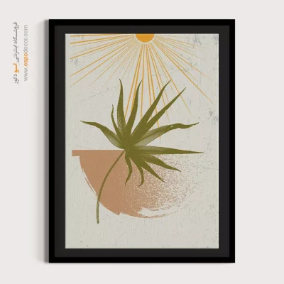 چیدمان تابلو مینیمال با طراحی نو - آرامش مینیمالیستی – تابلو مینیمال آرت - اسپو دکور