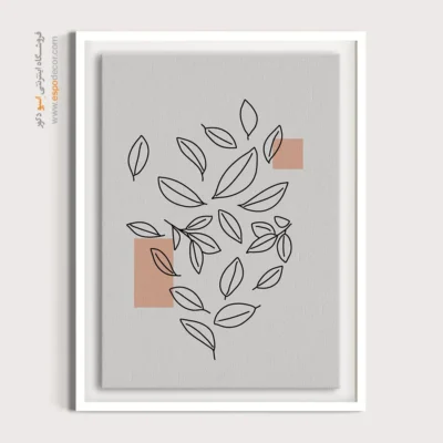 تابلو دیواری مینیمال برای دفتر کار - های رسا – تابلو مینیمال آرت - اسپو دکور