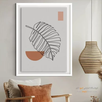 تابلو مینیمال طرح چهره 2025 - الگو – تابلو مینیمال آرت - اسپو دکور