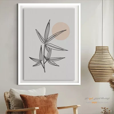 تابلو هنری مینیمال برای منزل جدید - موتیف  – تابلو مینیمال آرت - اسپو دکور
