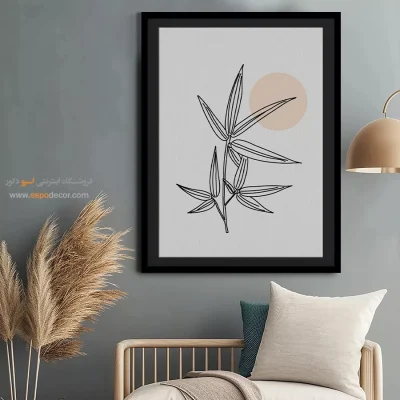 تابلو هنری مینیمال برای منزل جدید - موتیف  – تابلو مینیمال آرت - اسپو دکور