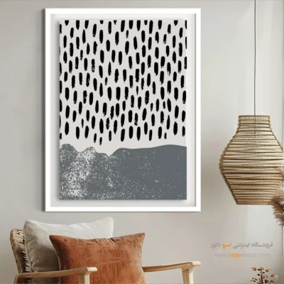 تابلو مدرن با طرح جدید - مینیمالیسم شاعرانه – تابلو مینیمال آرت - اسپو دکور