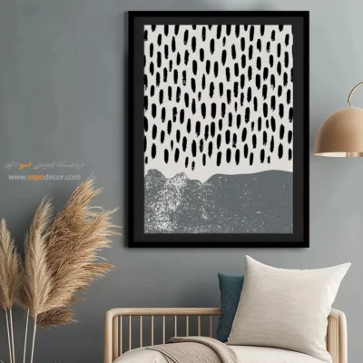تابلو مدرن با طرح جدید - مینیمالیسم شاعرانه – تابلو مینیمال آرت - اسپو دکور