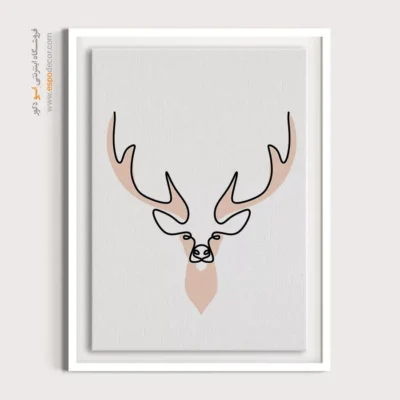 تابلو مینیمال رنگی با طراحی نو - طول موج – تابلو مینیمال آرت - اسپو دکور