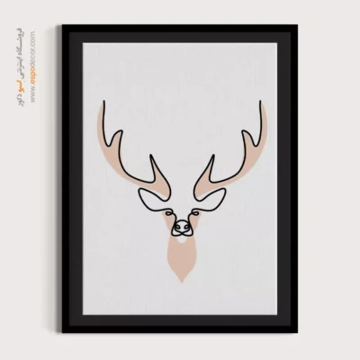 تابلو مینیمال رنگی با طراحی نو - طول موج – تابلو مینیمال آرت - اسپو دکور