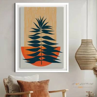 تابلو هنری مینیمال برای منزل با قاب - های آرام – تابلو مینیمال آرت - اسپو دکور