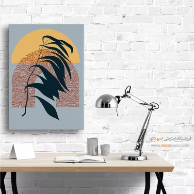 نقاشی های عجیب و غریب – تابلو مینیمال آرت - تابلو مینیمال برای اتاق کار خاص - اسپو دکور