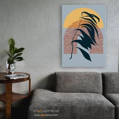 نقاشی های عجیب و غریب – تابلو مینیمال آرت - تابلو مینیمال برای اتاق کار خاص - اسپو دکور