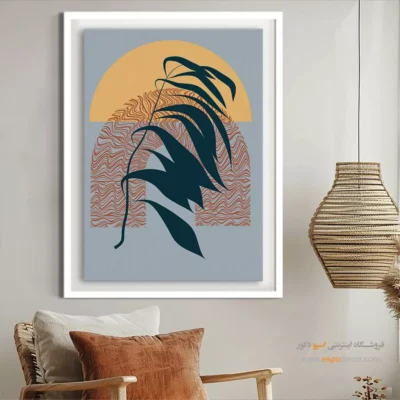 تابلو مینیمال برای اتاق کار خاص - نقاشی های عجیب و غریب – تابلو مینیمال آرت - اسپو دکور